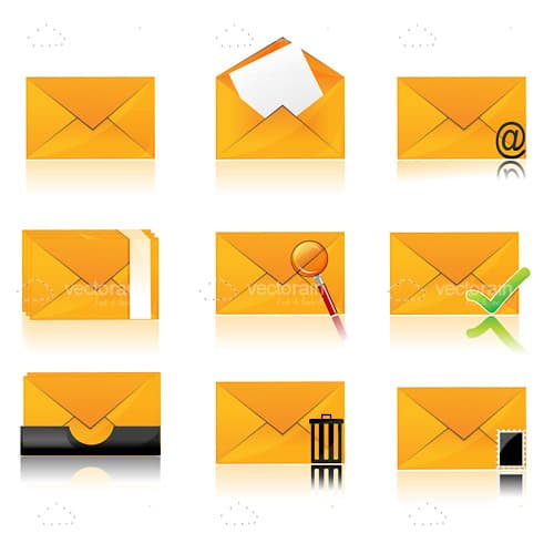 Envelopes Icon Set